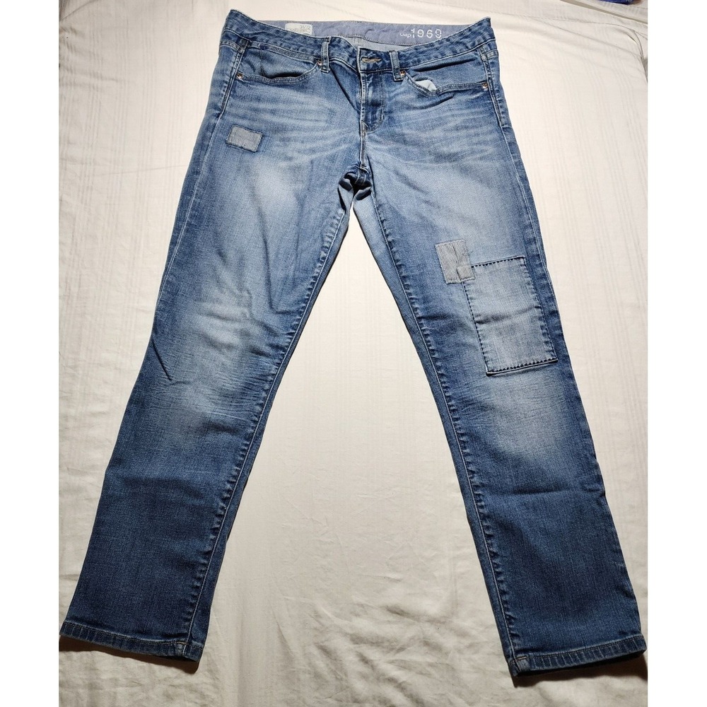 Gap1969 Pants Womens Size 31/12 Blue Denim Jeans Always Skinny Belt Loops Zip